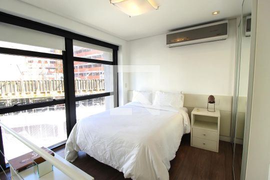 Quarto Suíte de apartamento à venda com 1 quarto, 50m² em Vila Nova Conceição, São Paulo