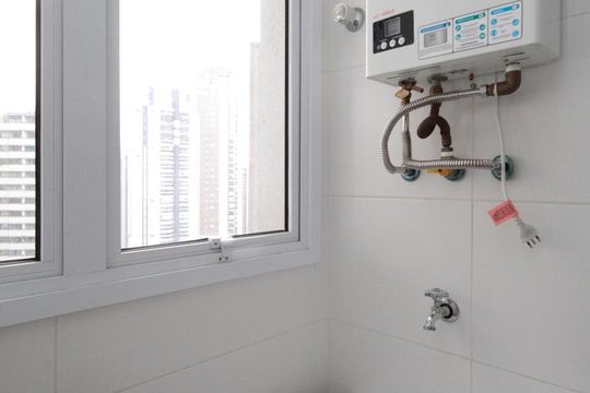Área de Serviço de kitnet/studio para alugar com 1 quarto, 40m² em Vila Regente Feijó, São Paulo