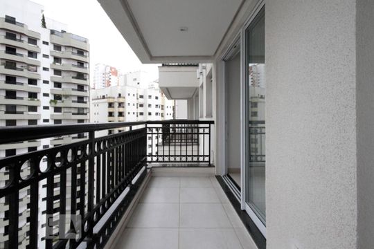 Varanda de kitnet/studio para alugar com 1 quarto, 40m² em Vila Regente Feijó, São Paulo