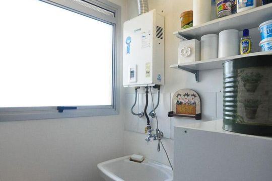 área de serviço de apartamento à venda com 2 quartos, 50m² em Super Quadra Morumbi, São Paulo