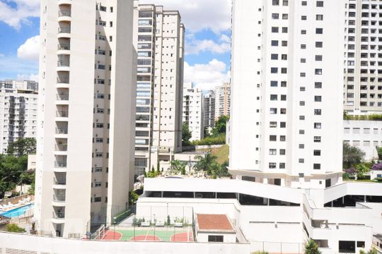vista de apartamento à venda com 2 quartos, 50m² em Super Quadra Morumbi, São Paulo