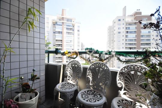varanda de apartamento para alugar com 3 quartos, 110m² em Vila Andrade, São Paulo