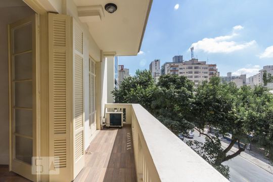Varanda de apartamento à venda com 3 quartos, 169m² em Santa Cecília, São Paulo