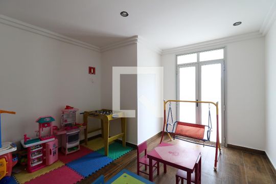 Área de Comum - Brinquedoteca de apartamento à venda com 2 quartos, 54m² em Vila Guiomar, Santo André