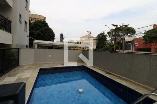 Área de Comum - Piscina de apartamento à venda com 2 quartos, 54m² em Vila Guiomar, Santo André