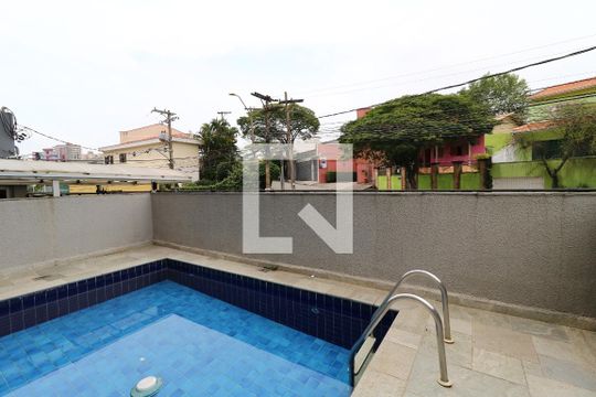 Área de Comum - Piscina de apartamento à venda com 2 quartos, 54m² em Vila Guiomar, Santo André