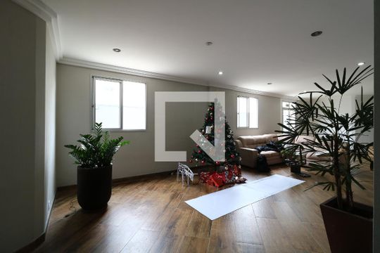 Área de Comum - Hall de apartamento à venda com 2 quartos, 54m² em Vila Guiomar, Santo André