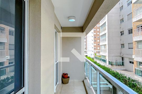 Varanda da Sala de apartamento à venda com 1 quarto, 50m² em Mooca, São Paulo