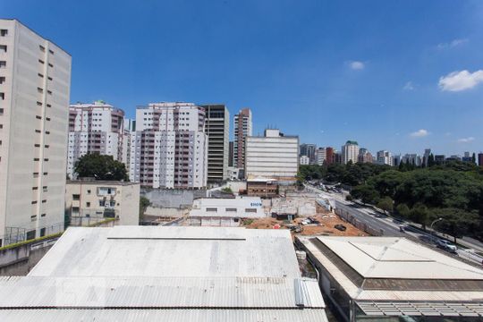 Vista de kitnet/studio para alugar com 1 quarto, 43m² em Consolação, São Paulo