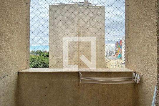 Sala - varanda de apartamento para alugar com 1 quarto, 50m² em Mooca, São Paulo
