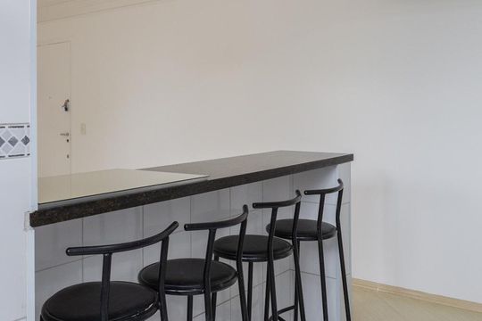 Cozinha de apartamento à venda com 1 quarto, 50m² em Água Branca, São Paulo