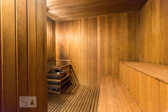 Sauna de apartamento para alugar com 2 quartos, 77m² em Cerqueira César, São Paulo
