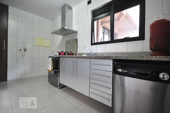 cozinha de apartamento à venda com 4 quartos, 200m² em Paraíso do Morumbi, São Paulo