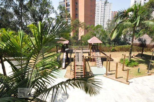 playground de apartamento à venda com 4 quartos, 200m² em Paraíso do Morumbi, São Paulo
