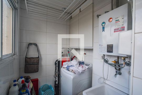Área de Serviço de apartamento à venda com 2 quartos, 78m² em Campestre, Santo André