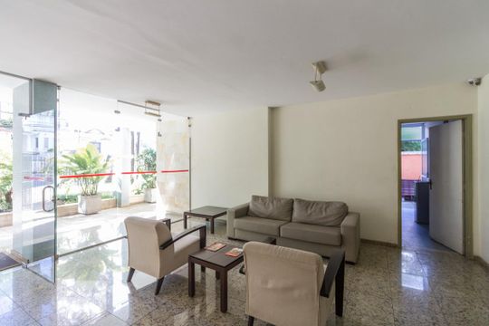 Hall de entrada de apartamento para alugar com 1 quarto, 50m² em Jardim Paulista, São Paulo