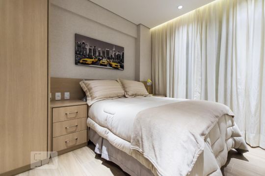 Suíte de apartamento para alugar com 1 quarto, 49m² em Alphaville Industrial, Barueri