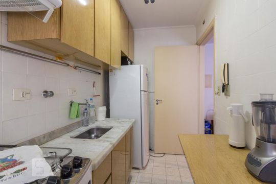 Cozinha de apartamento à venda com 1 quarto, 55m² em Santa Cecília, São Paulo