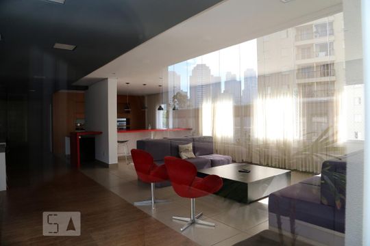 Área comum - Salão de festas de apartamento para alugar com 2 quartos, 75m² em Vila Andrade, São Paulo