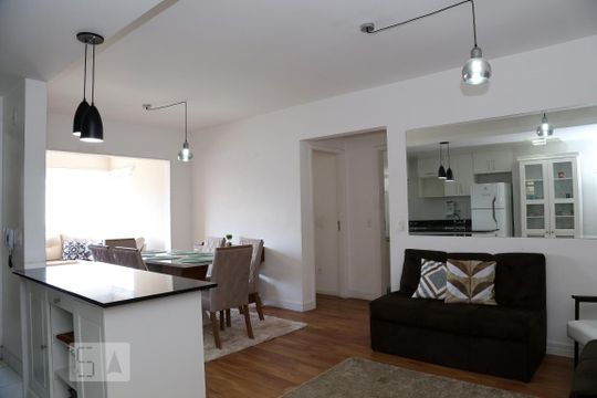 Sala de apartamento para alugar com 2 quartos, 75m² em Vila Andrade, São Paulo