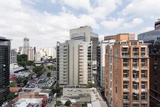 Vista de apartamento à venda com 1 quarto, 52m² em Vila Olímpia, São Paulo