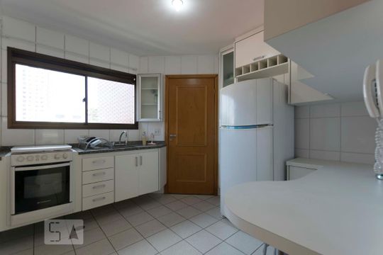 Cozinha de apartamento à venda com 3 quartos, 96m² em Bosque da Saúde, São Paulo
