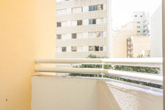 Varanda de apartamento para alugar com 2 quartos, 57m² em Vila Buarque, São Paulo