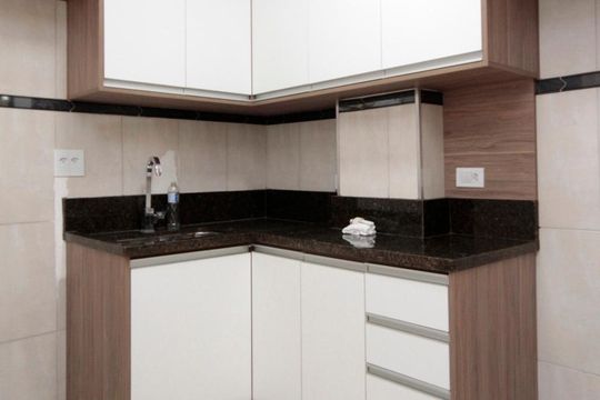 Cozinha de apartamento para alugar com 1 quarto, 49m² em Consolação, São Paulo