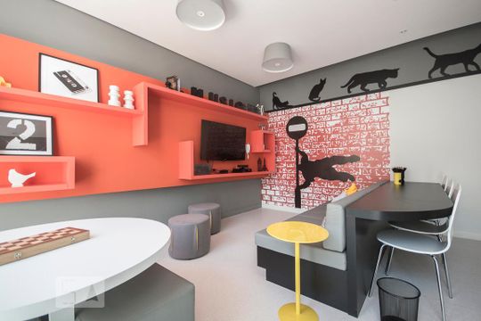 Brinquedoteca de apartamento para alugar com 1 quarto, 42m² em Campo Belo, São Paulo
