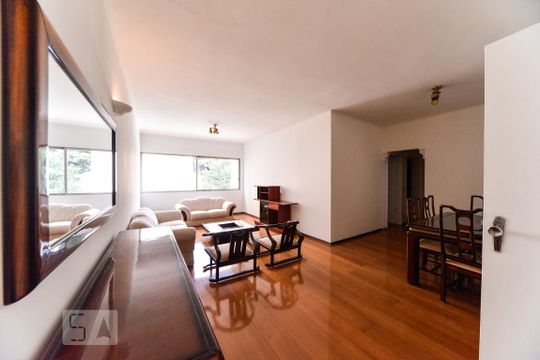 Sala de apartamento à venda com 2 quartos, 99m² em Indianópolis, São Paulo