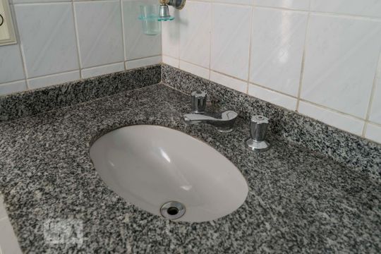 Quarto 3 - Suíte/ Banheiro (Torneira) de apartamento para alugar com 3 quartos, 97m² em Centro, São Bernardo do Campo