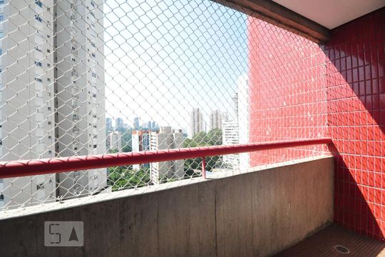 Varanda da suíte 4 de apartamento para alugar com 4 quartos, 210m² em Vila Andrade, São Paulo