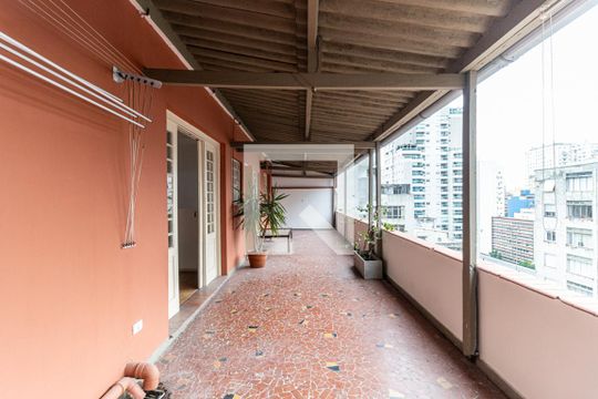Varanda  de apartamento para alugar com 1 quarto, 117m² em Vila Buarque, São Paulo