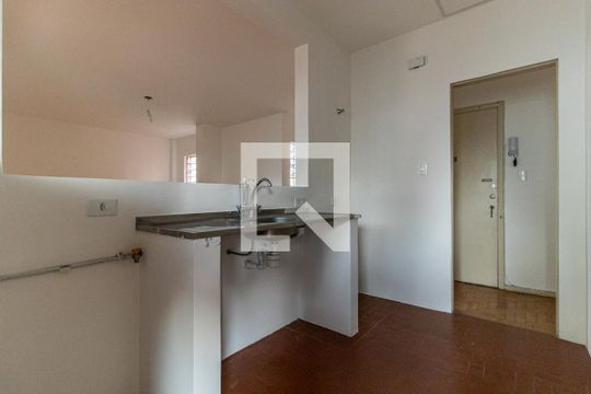 Cozinha de apartamento para alugar com 1 quarto, 117m² em Vila Buarque, São Paulo