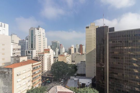 Vista de apartamento para alugar com 1 quarto, 55m² em Consolação, São Paulo