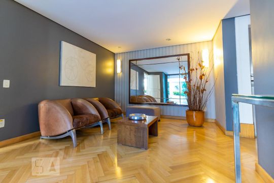 Área comum - Hall social de apartamento à venda com 1 quarto, 60m² em Cambuí, Campinas