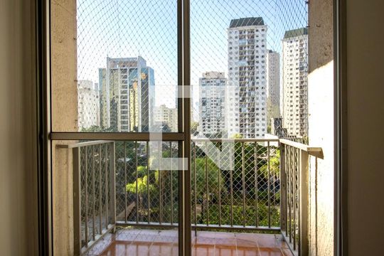 Sala- terraço de apartamento à venda com 1 quarto, 54m² em Vila Olímpia, São Paulo