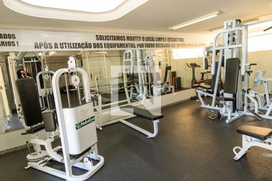 Área comum - Sala de ginástica de apartamento à venda com 1 quarto, 54m² em Vila Olímpia, São Paulo