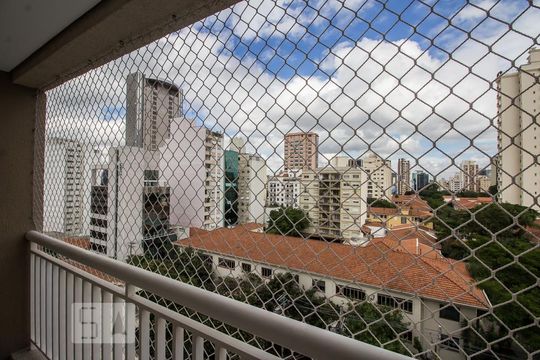 Varanda quartos vista de apartamento para alugar com 2 quartos, 67m² em Pinheiros, São Paulo