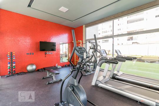 Academia de apartamento para alugar com 3 quartos, 140m² em Campestre, Santo André