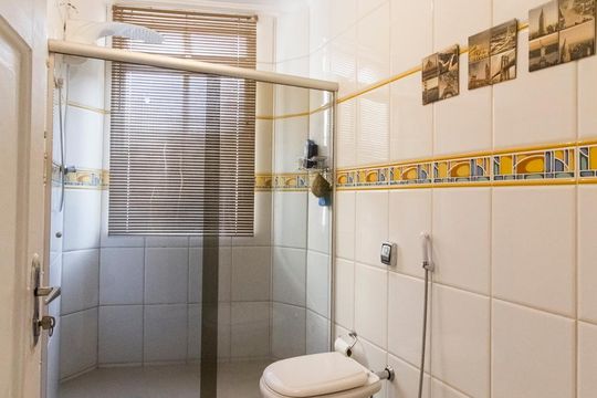 Banheiro  de apartamento à venda com 1 quarto, 70m² em Brás, São Paulo