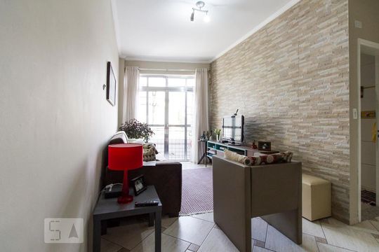 Sala de TV  de apartamento à venda com 1 quarto, 70m² em Brás, São Paulo