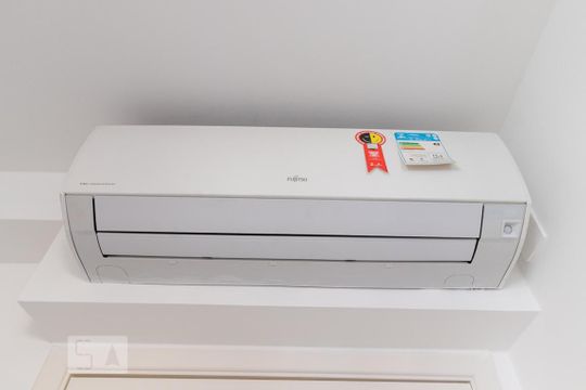 Ar condicionado  de kitnet/studio para alugar com 1 quarto, 32m² em Jardim Paulista, São Paulo
