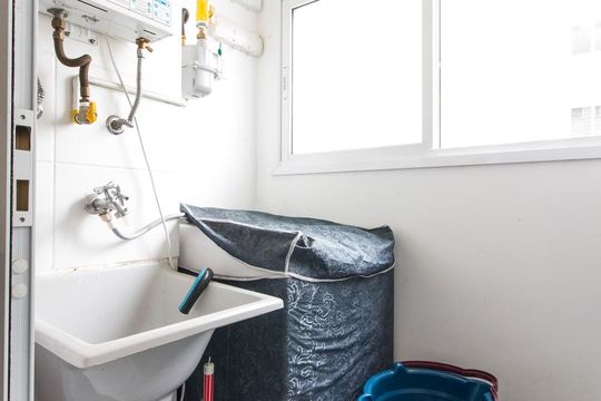 Area de serviço  de apartamento à venda com 1 quarto, 36m² em Quinta da Paineira, São Paulo