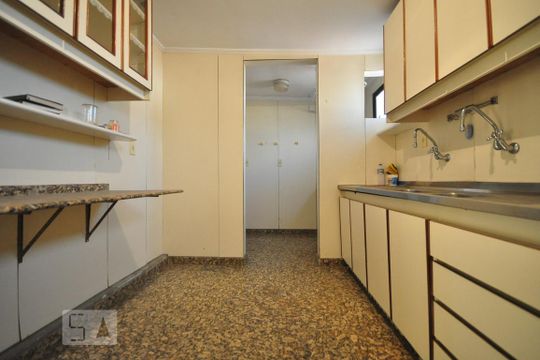 Cozinha da cobertura de apartamento para alugar com 6 quartos, 450m² em Jardim Ampliação, São Paulo