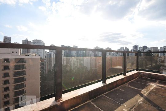 Varanda 1 de apartamento para alugar com 6 quartos, 450m² em Jardim Ampliação, São Paulo