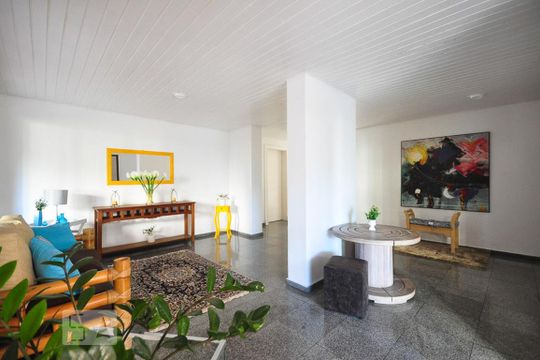 Hall social de apartamento para alugar com 6 quartos, 450m² em Jardim Ampliação, São Paulo