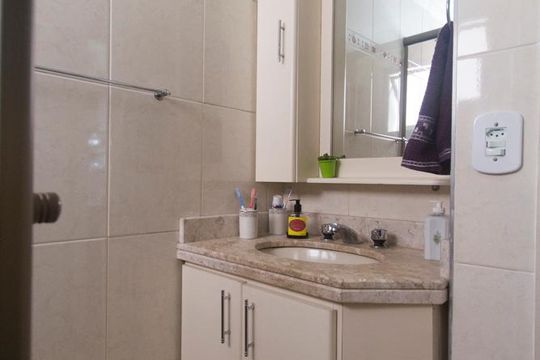 BANHEIRO SOCIAL de apartamento para alugar com 3 quartos, 100m² em Vila Mascote, São Paulo