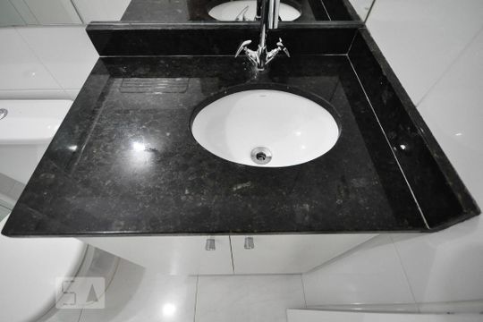 Detalhe do banheiro suíte  de apartamento à venda com 1 quarto, 36m² em Jardim Ampliação, São Paulo