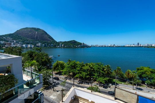 Vista da cobertura de apartamento à venda com 4 quartos, 317m² em Lagoa, Rio de Janeiro